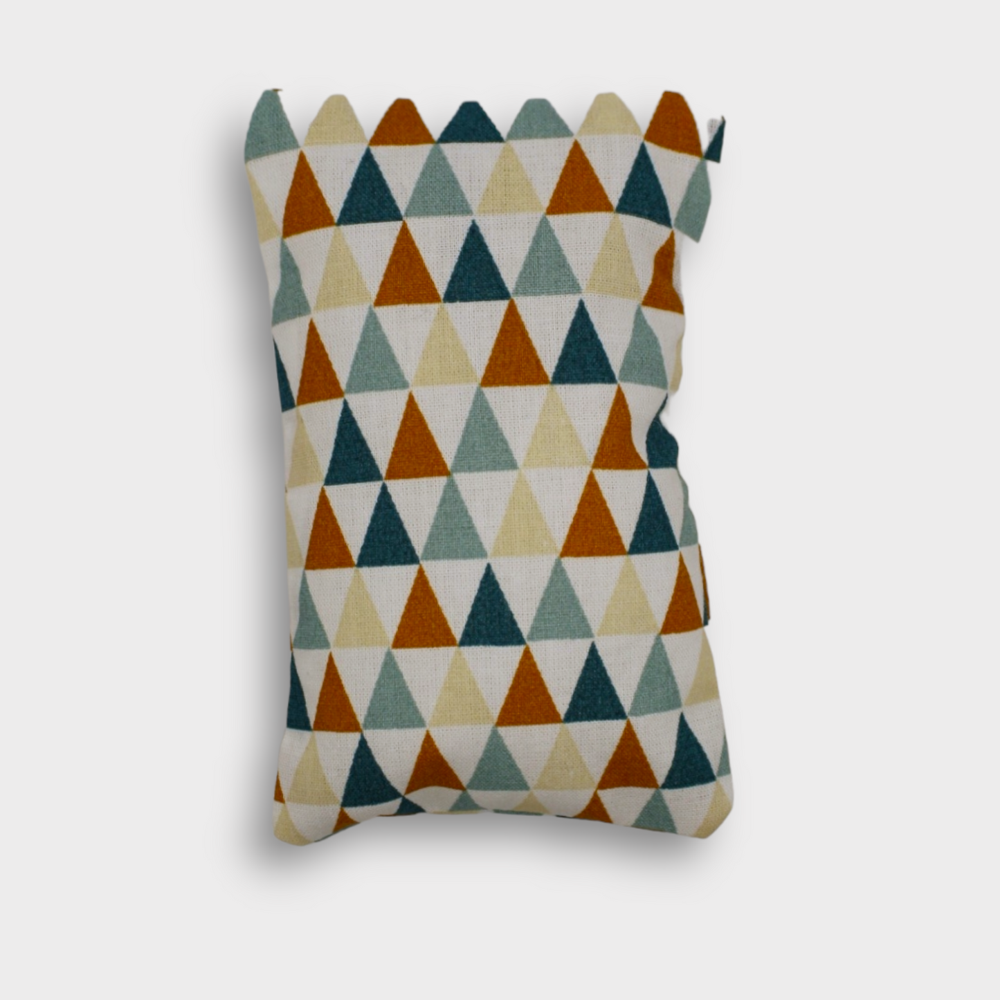 Katzenminzekissen "Dreiecke" petrol