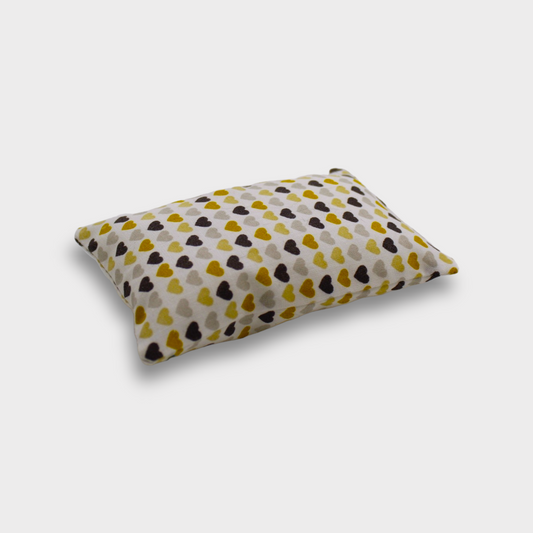 Katzenminzekissen "Herzchen" gelb